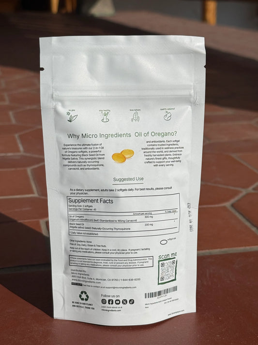 Aceite de Orégano Premium (Softgel) - Vientre Plano y Digestión