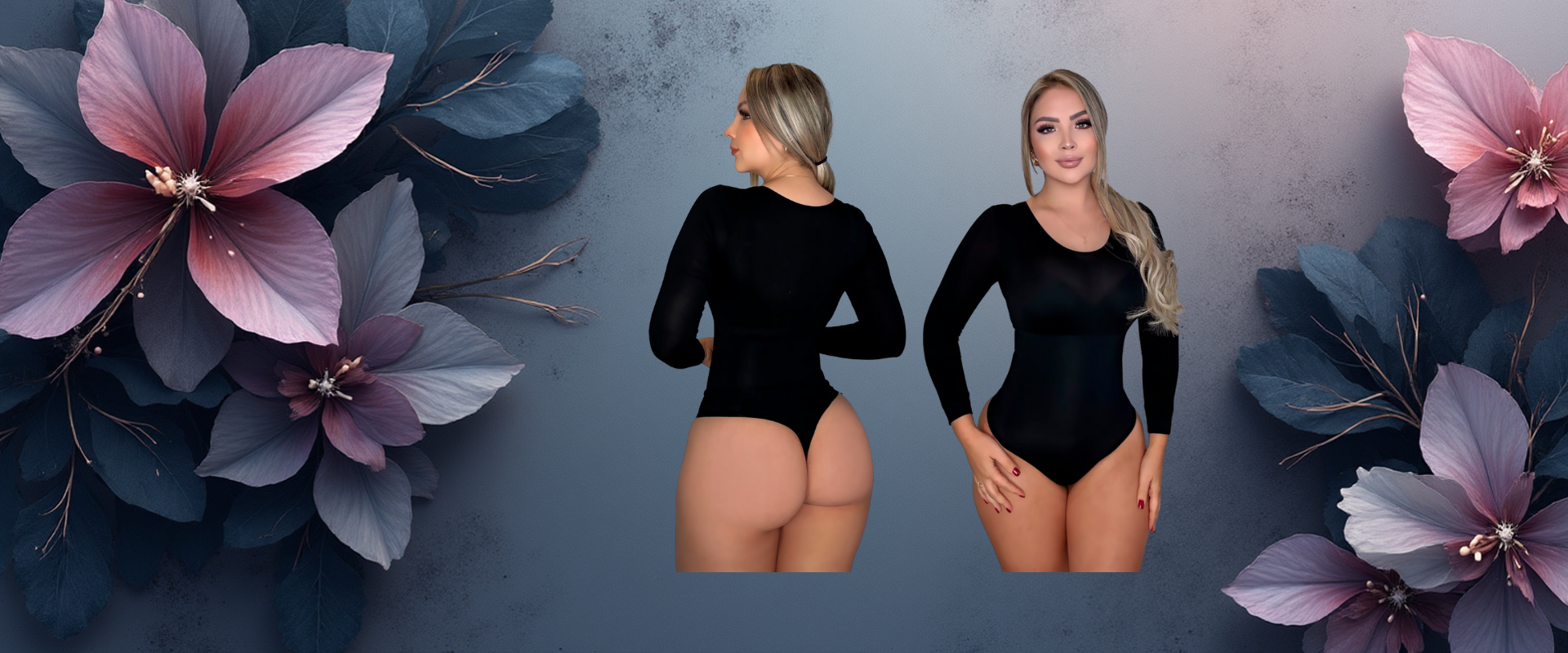 Modelos usando Fajas Colombianas Reductoras y Curvy Gummies en Ecuador